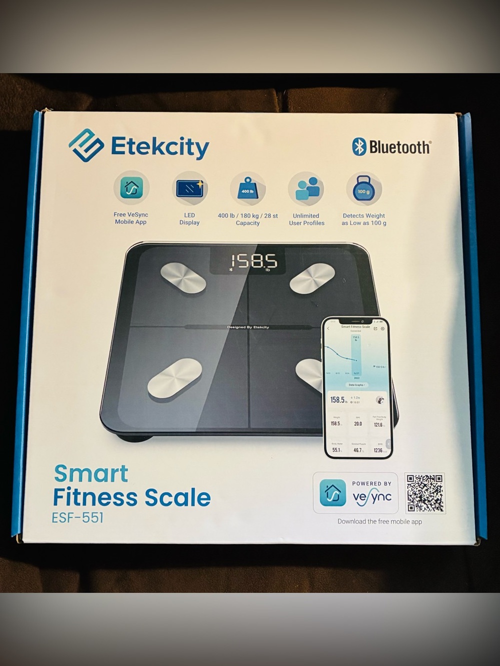 Smart Fitness Scale NIB- Bluetooth